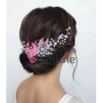 Tiara Ti010GG Luxury argintie pentru mirese cu Crystale HandMade cu pini